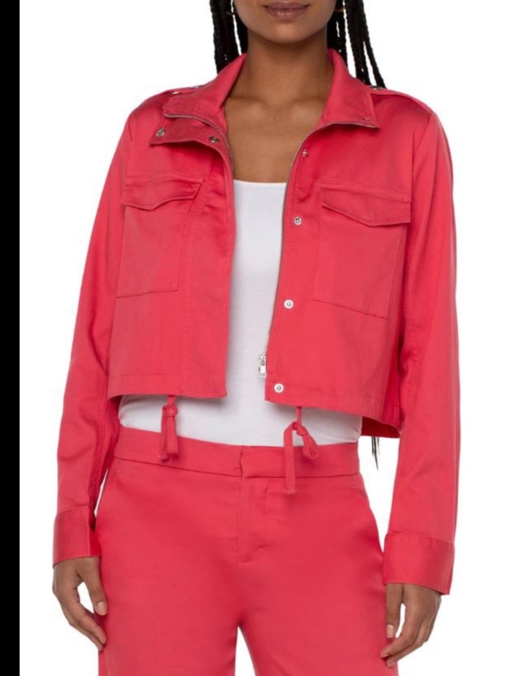 Liverpool Los Angeles Utility Crop Jacket